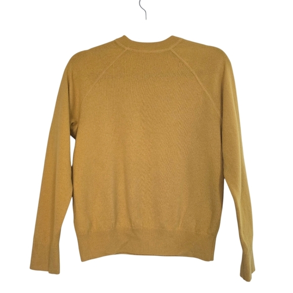 Everlane Cashmere Pullover Sweater in Yellow Casual Comfy - Picture 3 of 9